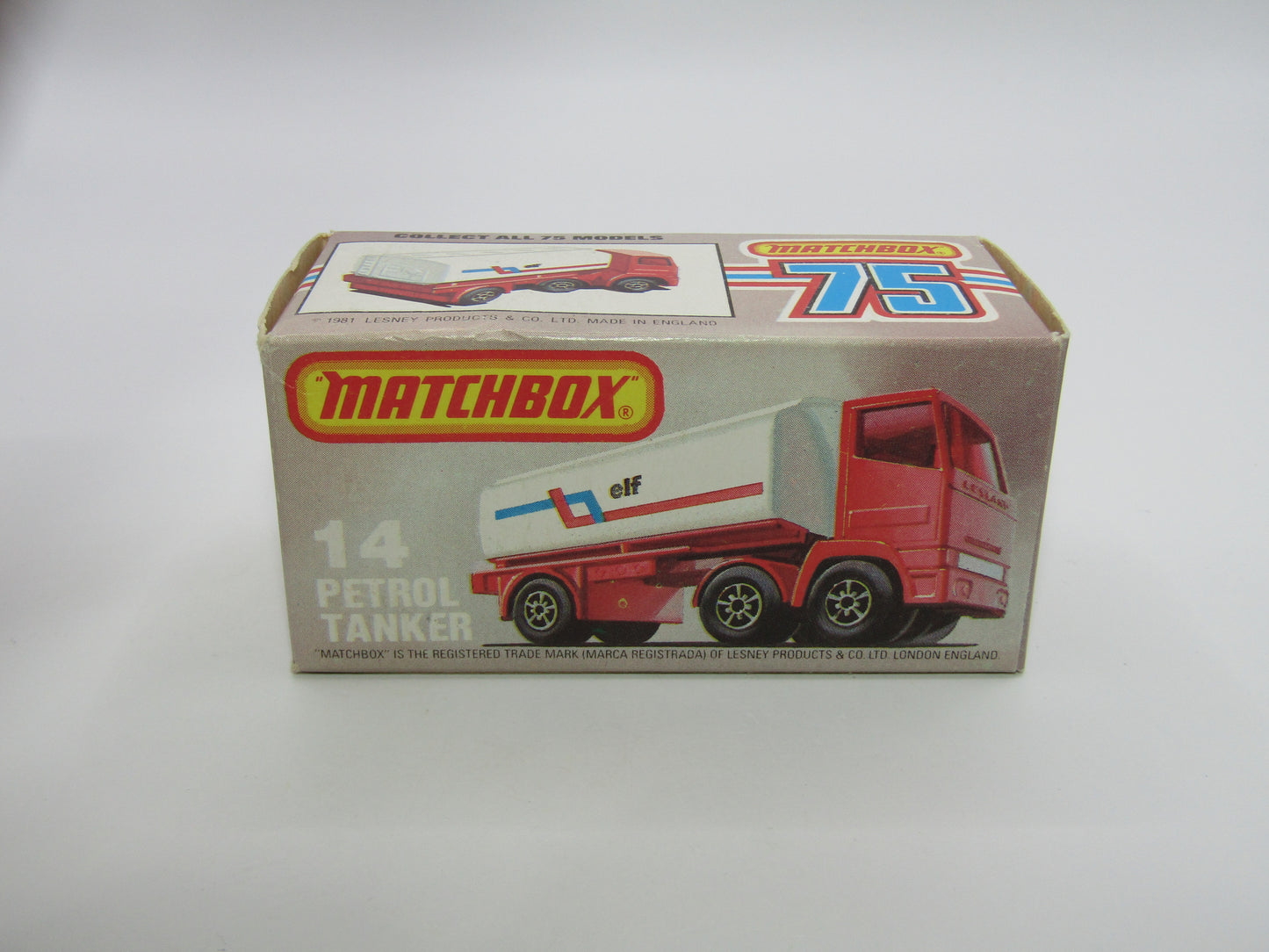 Matchbox Superfast 14D Leyland Articulated Tanker Turquoise & Red Labels