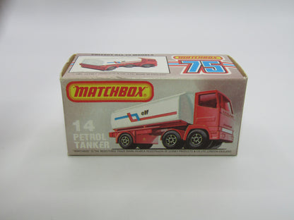 Matchbox Superfast 14D Leyland Articulated Tanker Turquoise & Red Labels