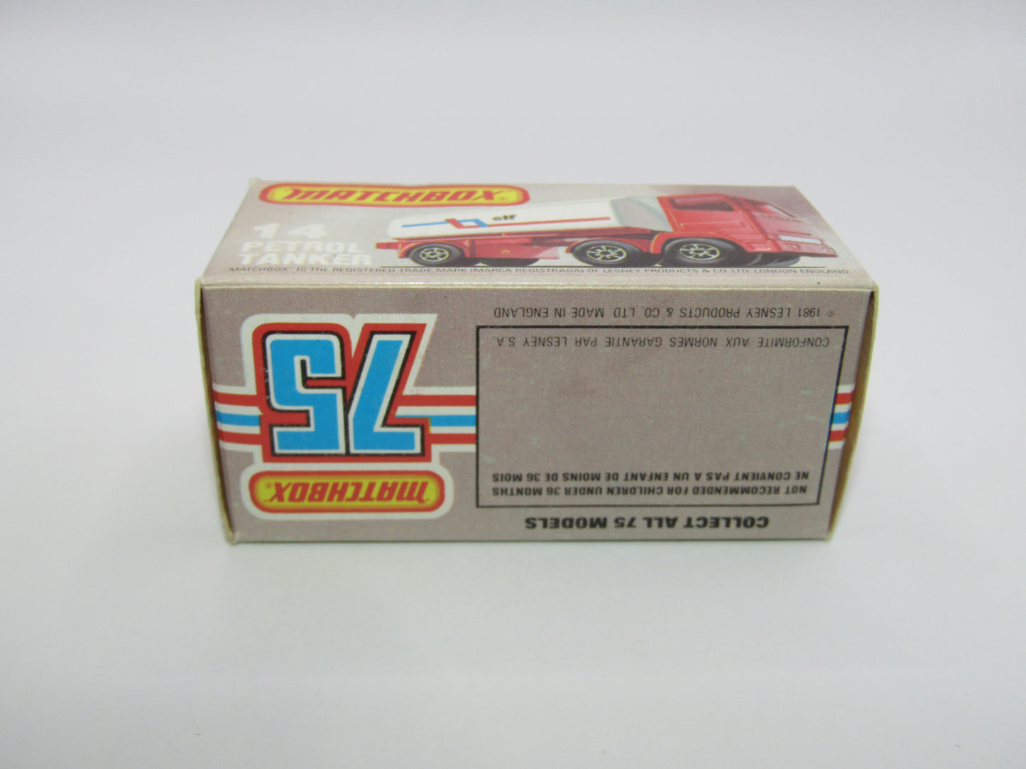 Matchbox Superfast 14D Leyland Articulated Tanker Turquoise & Red Labels