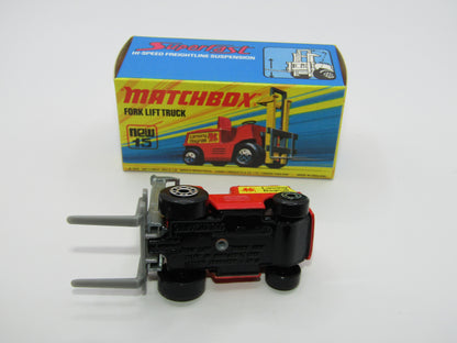 Matchbox Superfast 15B Fork Lift Truck GREY Forks UNPAINTED Hoist