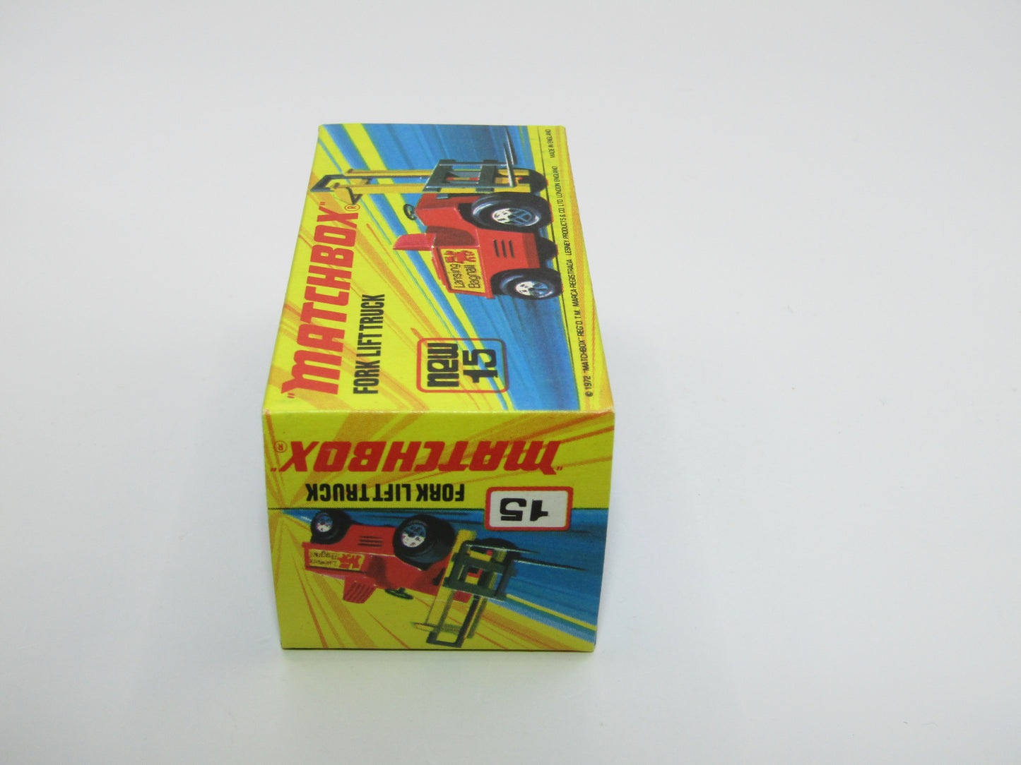 Matchbox Superfast 15B Fork Lift Truck GREY Forks UNPAINTED Hoist