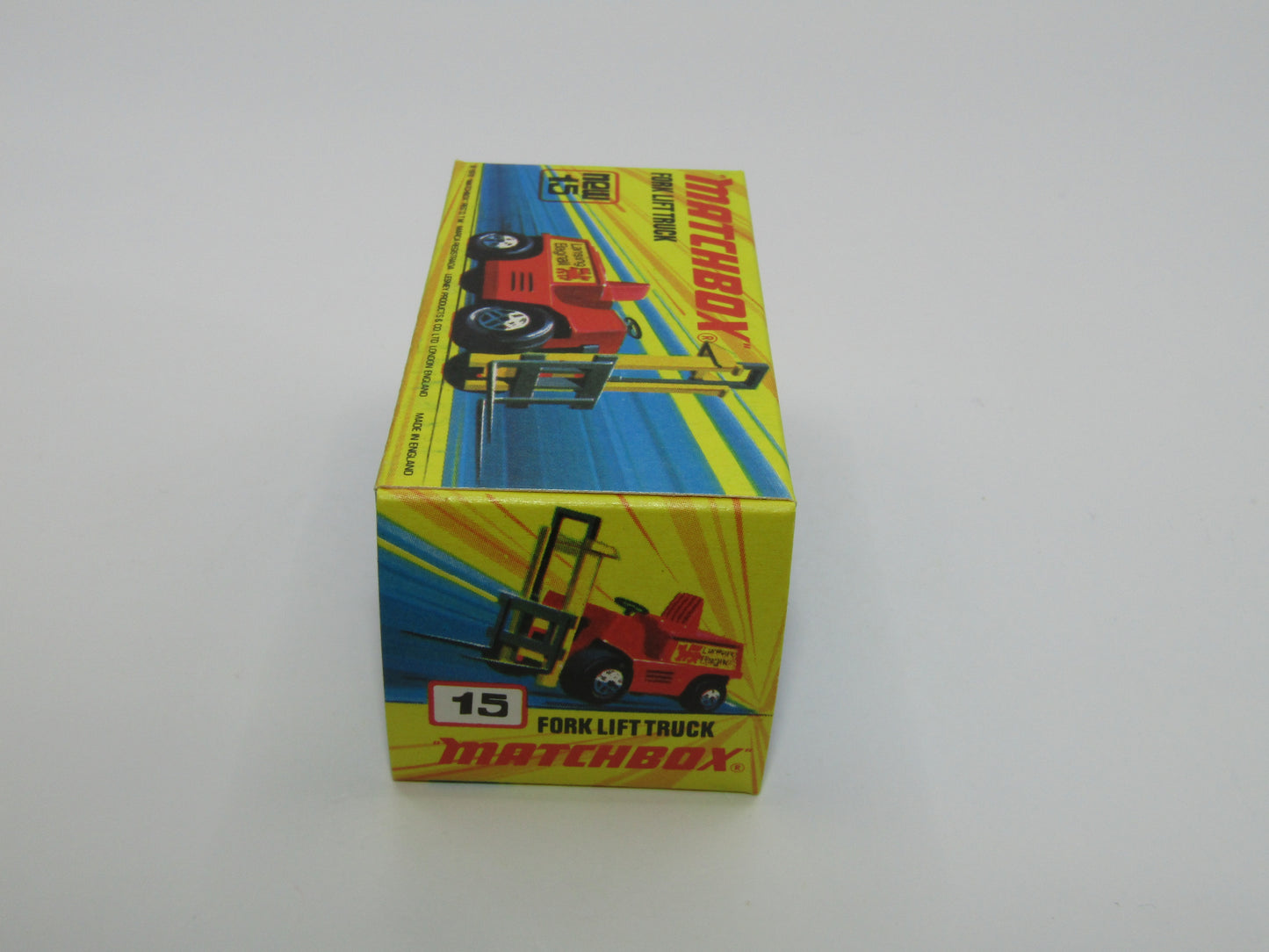 Matchbox Superfast 15B Fork Lift Truck GREY Forks UNPAINTED Hoist
