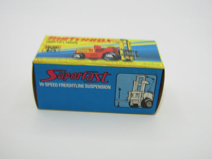 Matchbox Superfast 15B Fork Lift Truck GREY Forks UNPAINTED Hoist