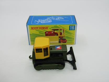 Matchbox Superfast 16A Case Tractor Olive Yellow Roof G Box