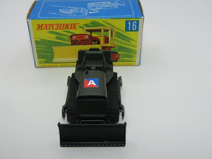 Matchbox Superfast 16A Case Tractor OLIVE DRAB - G Box