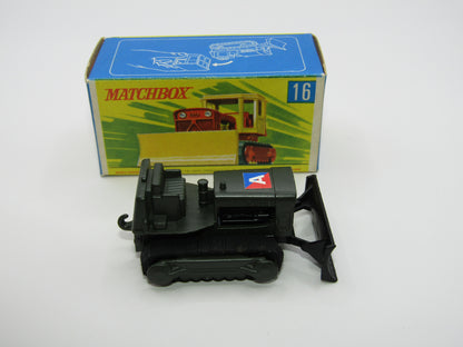 Matchbox Superfast 16A Case Tractor OLIVE DRAB - G Box