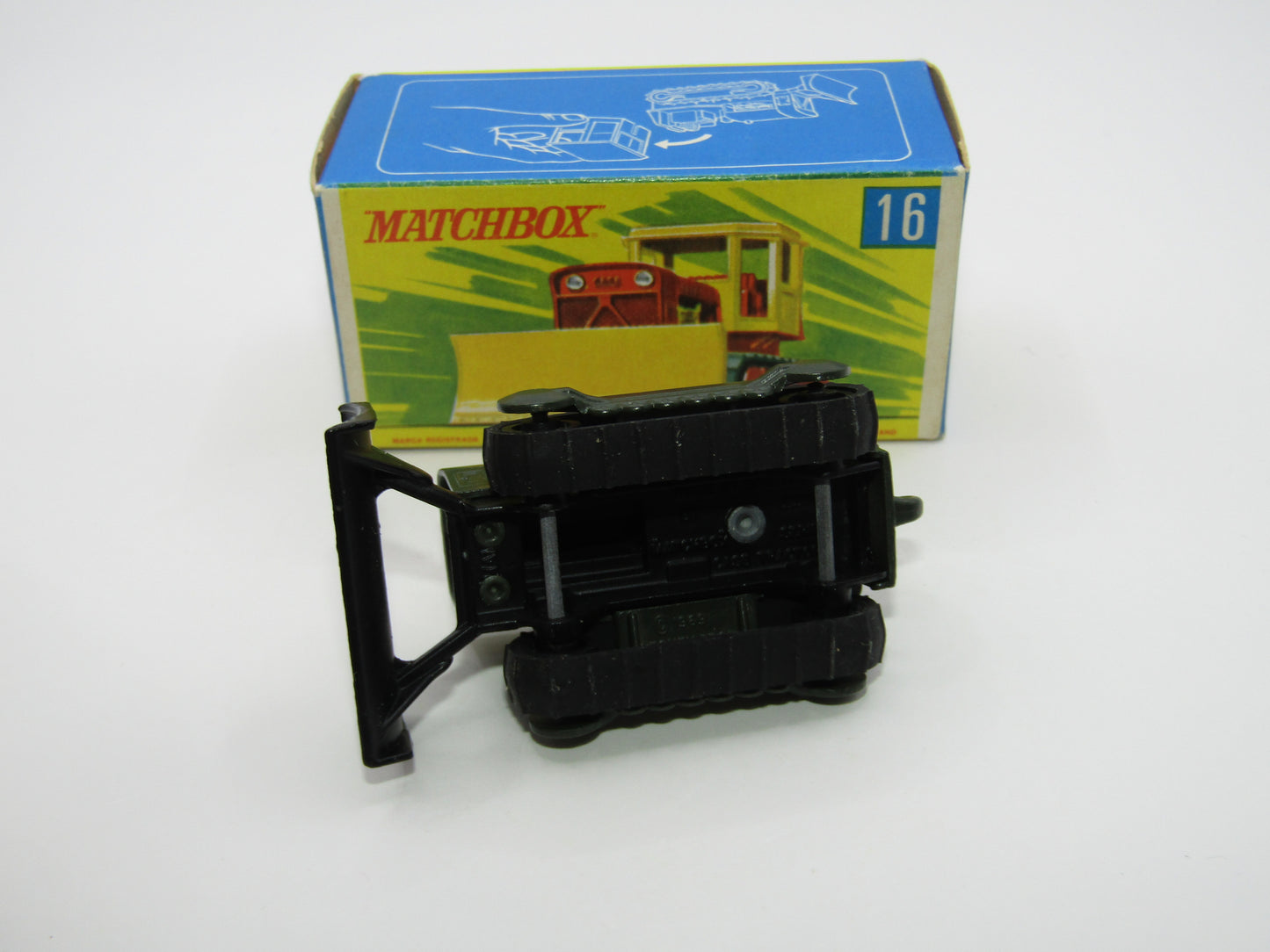Matchbox Superfast 16A Case Tractor OLIVE DRAB - G Box