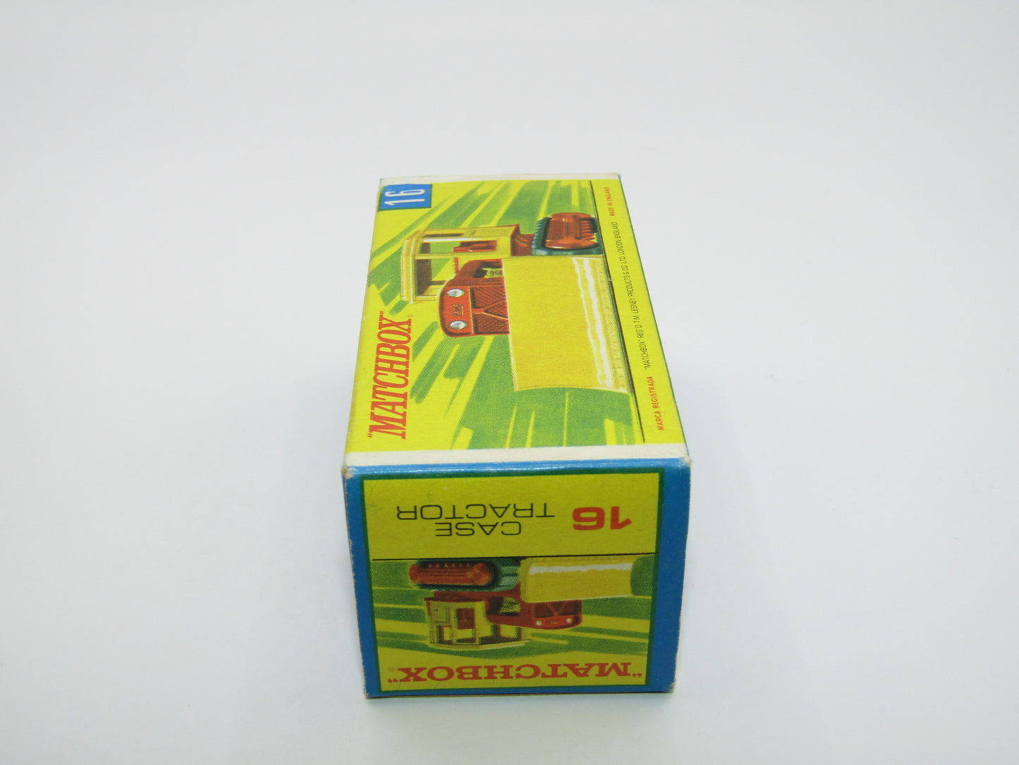 Matchbox Superfast 16A Case Tractor OLIVE DRAB - G Box