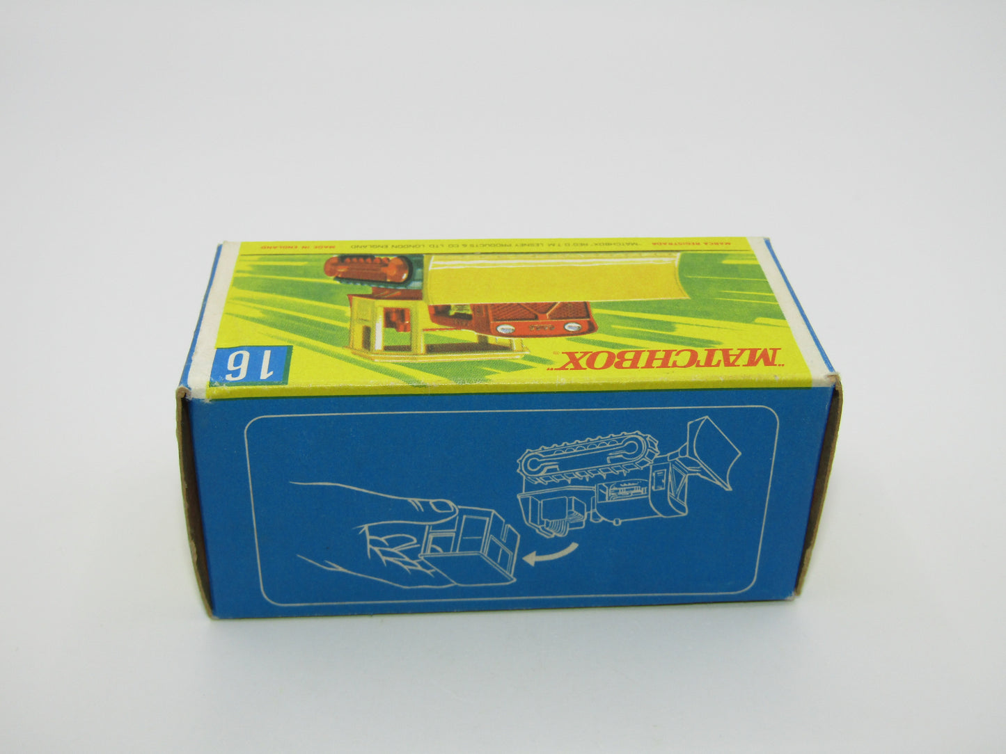Matchbox Superfast 16A Case Tractor OLIVE DRAB - G Box