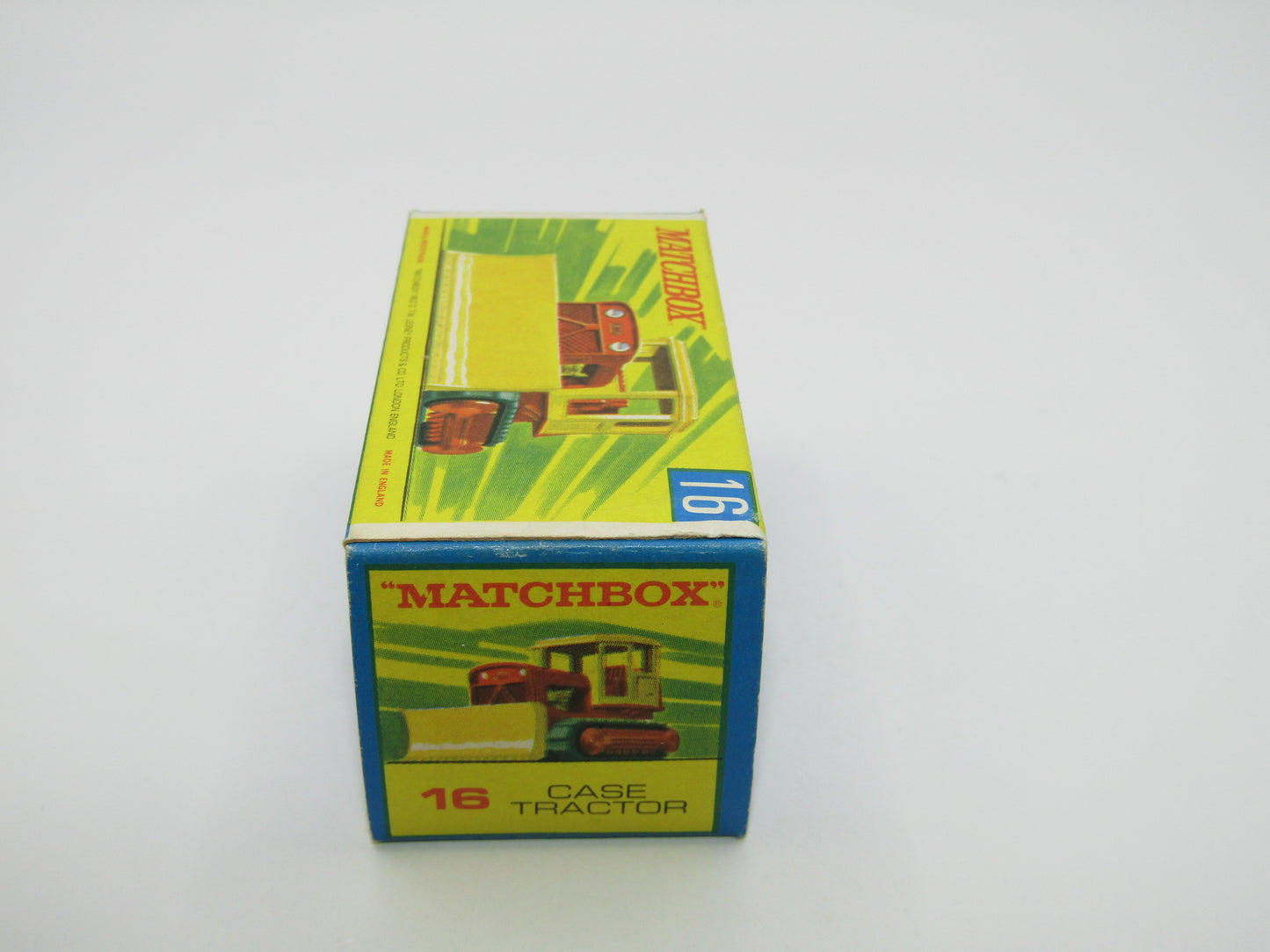 Matchbox Superfast 16A Case Tractor OLIVE DRAB - G Box