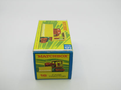 Matchbox Superfast 16A Case Tractor OLIVE DRAB - G Box