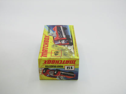 Matchbox Superfast 19B Road Dragster SCORPION & SILVER PAINTED BASE