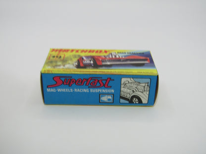 Matchbox Superfast 19B Road Dragster SCORPION & SILVER PAINTED BASE