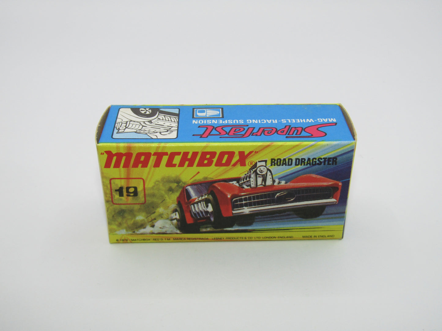 Matchbox Superfast 19B Road Dragster SCORPION Unpainted Base