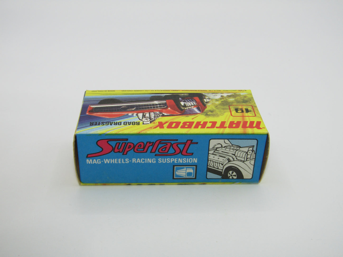 Matchbox Superfast 19B Road Dragster SCORPION Unpainted Base