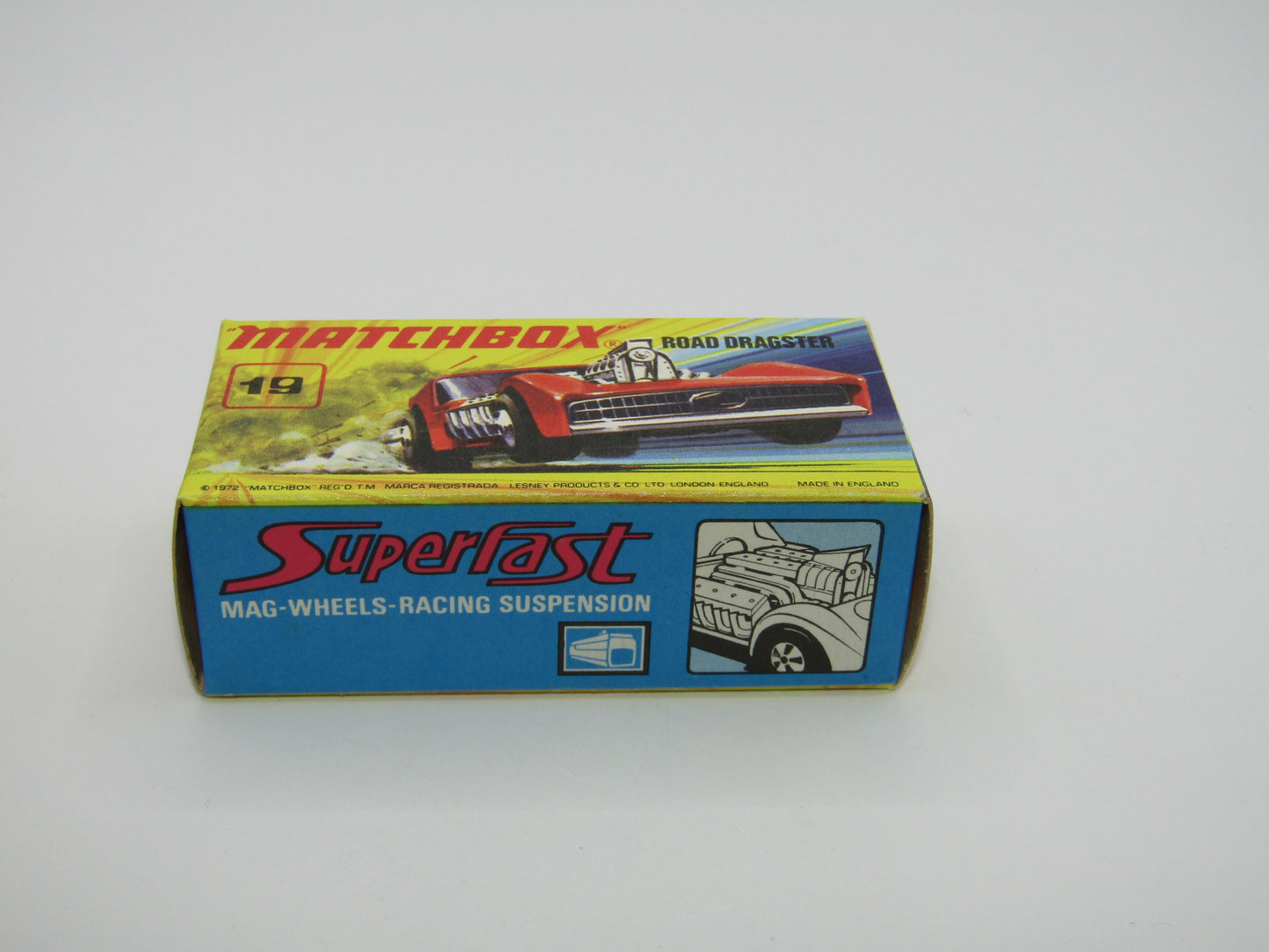Matchbox Superfast 19B Road Dragster SCORPION Unpainted Base