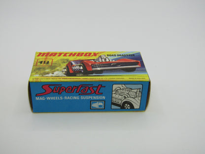 Matchbox Superfast 19B Road Dragster SCORPION Unpainted Base