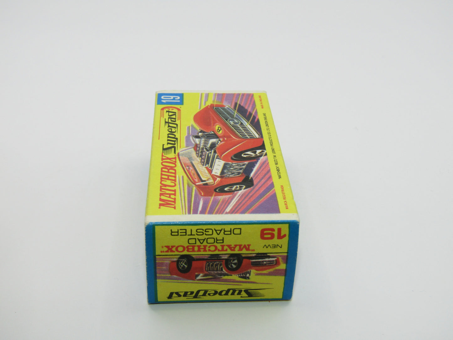 Matchbox Superfast 19B Road Dragster "BLOOD RED" Unpainted Base