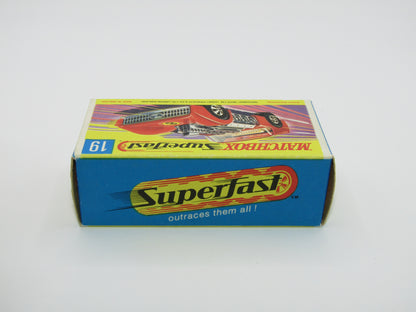 Matchbox Superfast 19B Road Dragster "BLOOD RED" Unpainted Base