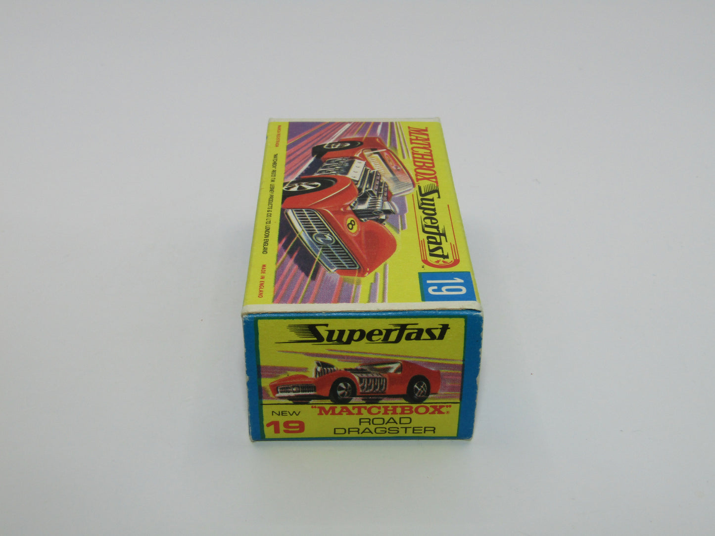 Matchbox Superfast 19B Road Dragster "BLOOD RED" Unpainted Base
