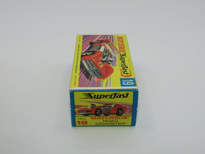 Matchbox Superfast 19B Road Dragster "BLOOD RED" Unpainted Base