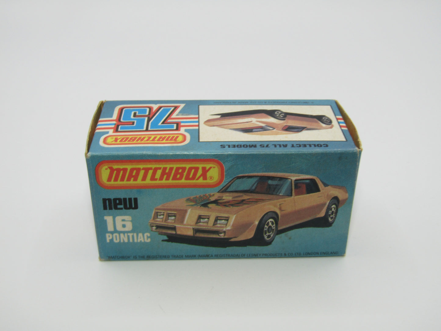Matchbox Superfast No 16B Pontiac Gold Eagle TAMPO,  Dot Dash Wheels