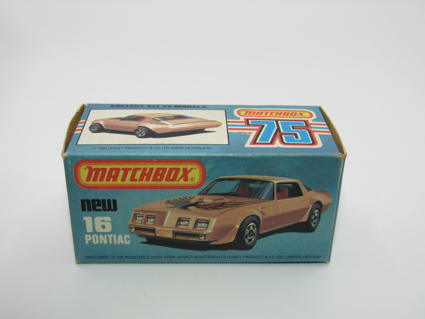 Matchbox Superfast No 16B Pontiac Gold Eagle TAMPO,  Dot Dash Wheels