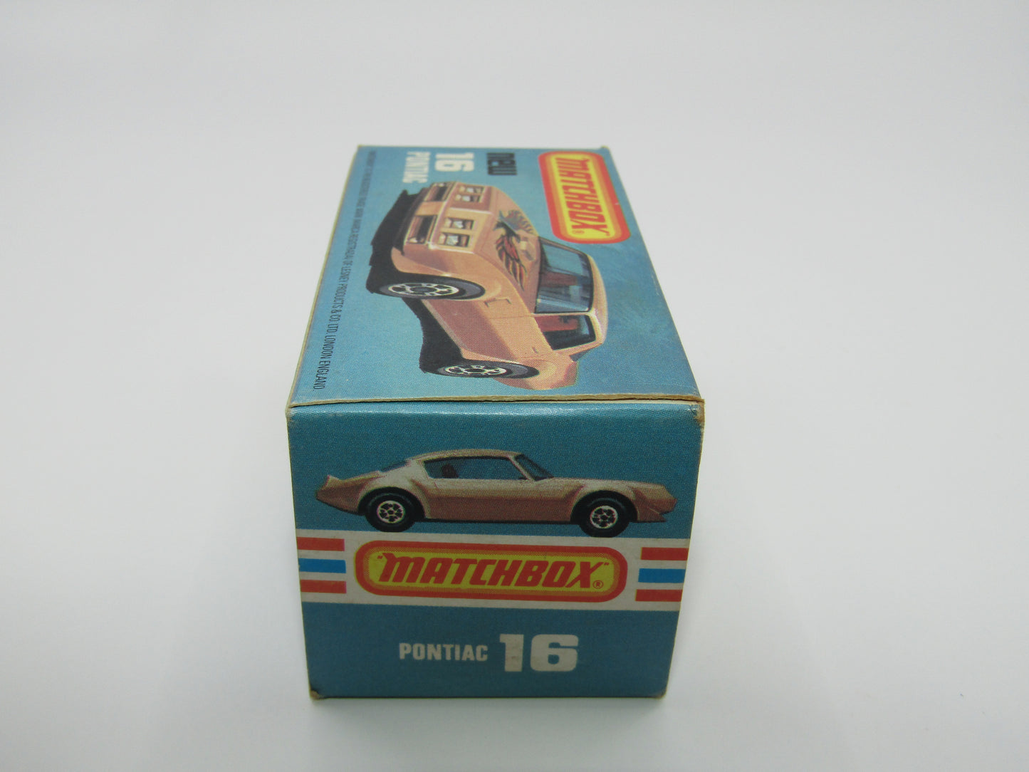Matchbox Superfast No 16B Pontiac Gold Eagle TAMPO,  Dot Dash Wheels