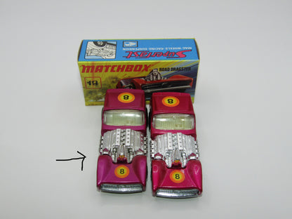 Matchbox Superfast 19B Road Dragster MATT Metallic LIGHT Purple