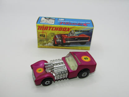 Matchbox Superfast 19B Road Dragster MATT Metallic LIGHT Purple