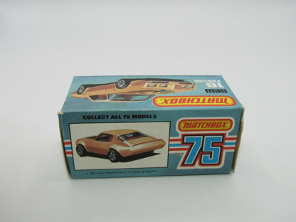 Matchbox Superfast No 16B Pontiac White, Unpainted Base, Dot Dash Wheels