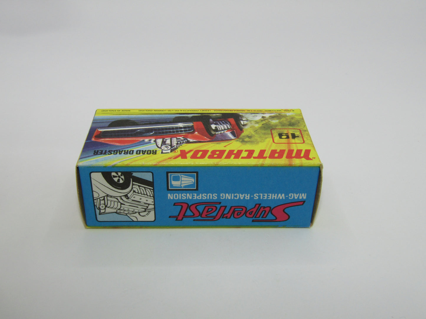 Matchbox Superfast 19B Road Dragster MATT Metallic LIGHT Purple