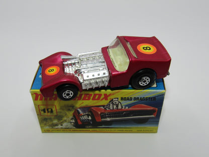 Matchbox Superfast 19B Road Dragster MATT Metallic DARK Purple
