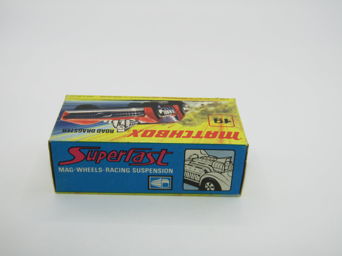 Matchbox Superfast 19B Road Dragster MATT Metallic DARK Purple