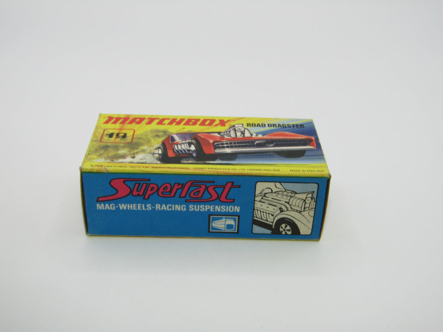 Matchbox Superfast 19B Road Dragster MATT Metallic DARK Purple