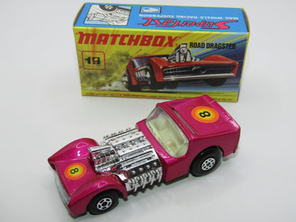 Matchbox Superfast 19B Road Dragster Metallic Light Pinky Purple
