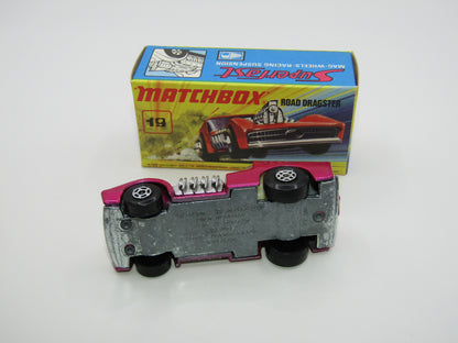 Matchbox Superfast 19B Road Dragster Metallic Light Pinky Purple
