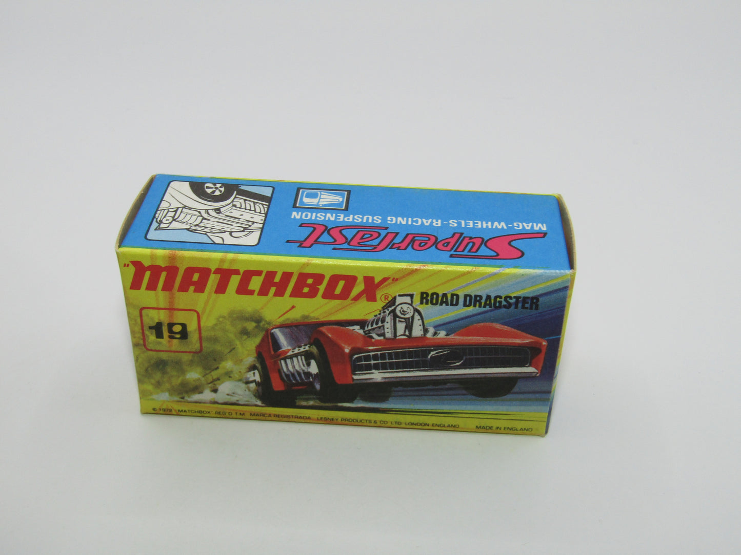 Matchbox Superfast 19B Road Dragster Metallic Light Pinky Purple