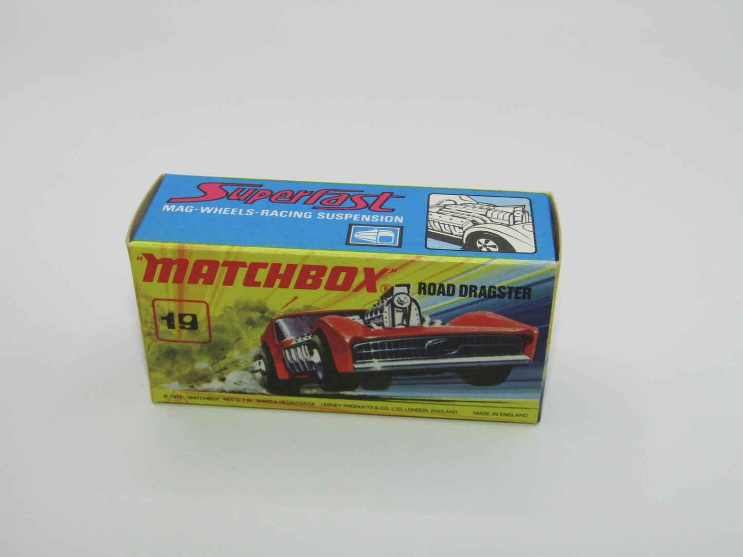 Matchbox Superfast 19B Road Dragster Metallic Light Pinky Purple