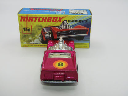 Matchbox Superfast 19B Road Dragster Metallic BRIGHT Purple