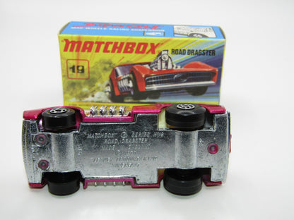 Matchbox Superfast 19B Road Dragster Metallic BRIGHT Purple