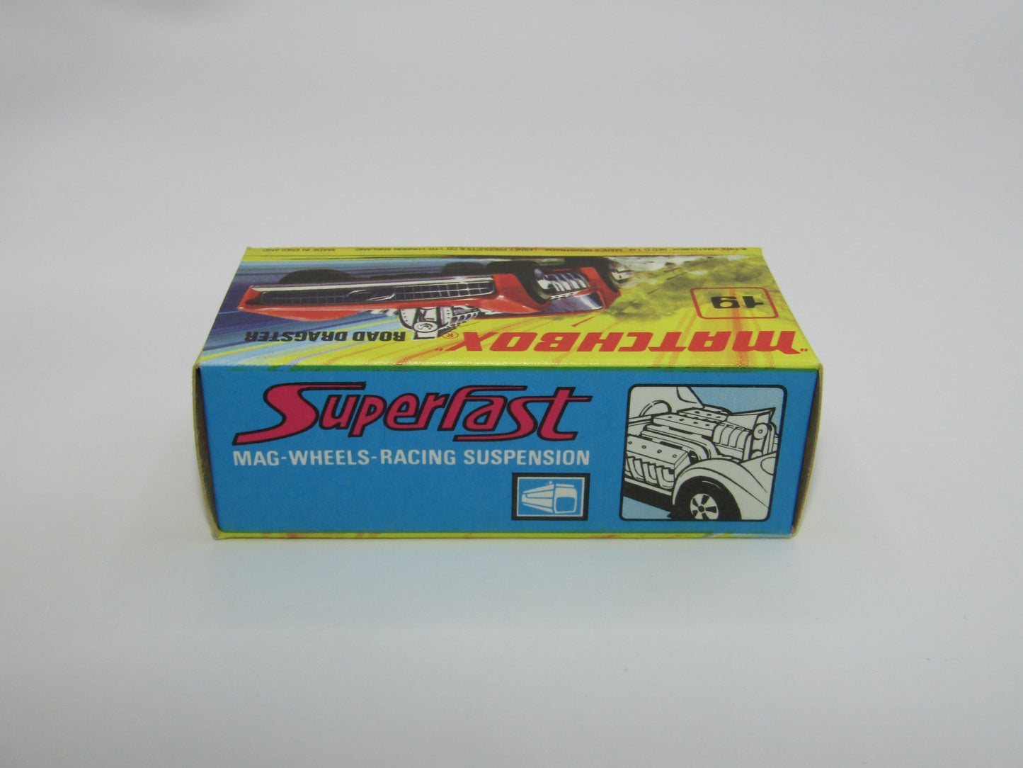 Matchbox Superfast 19B Road Dragster Metallic BRIGHT Purple