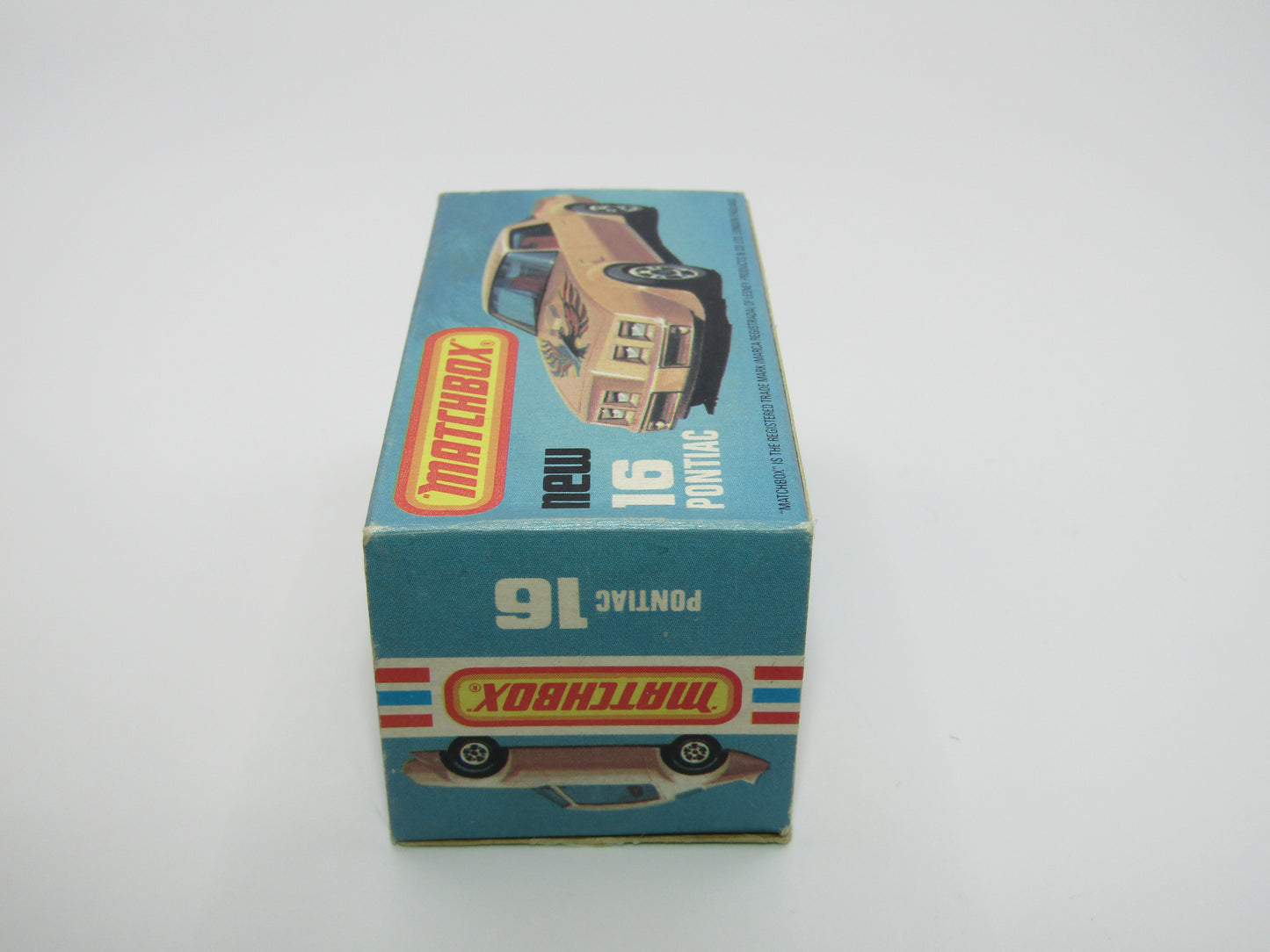 Matchbox Superfast No 16B Pontiac Tan, No Label, Dot Dash Wheels, Unpainted Base