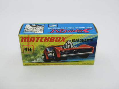 Matchbox Superfast 19B Road Dragster DAYGLOW LIGHT PINK