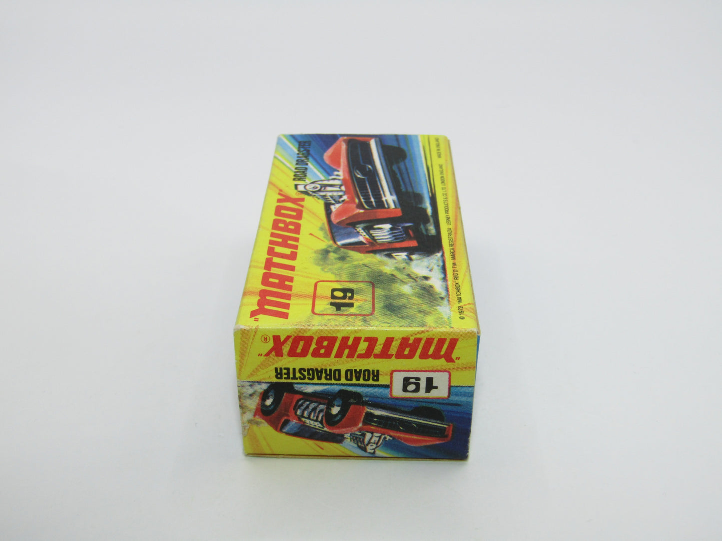 Matchbox Superfast 19B Road Dragster DAYGLOW LIGHT PINK