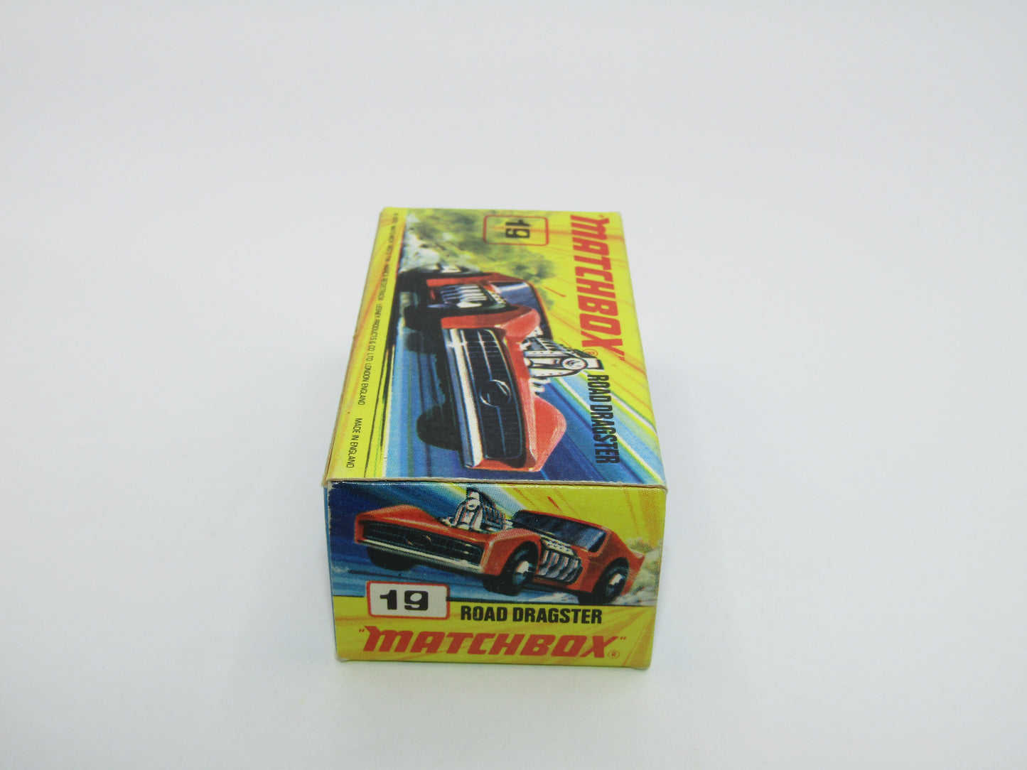 Matchbox Superfast 19B Road Dragster DAYGLOW LIGHT PINK