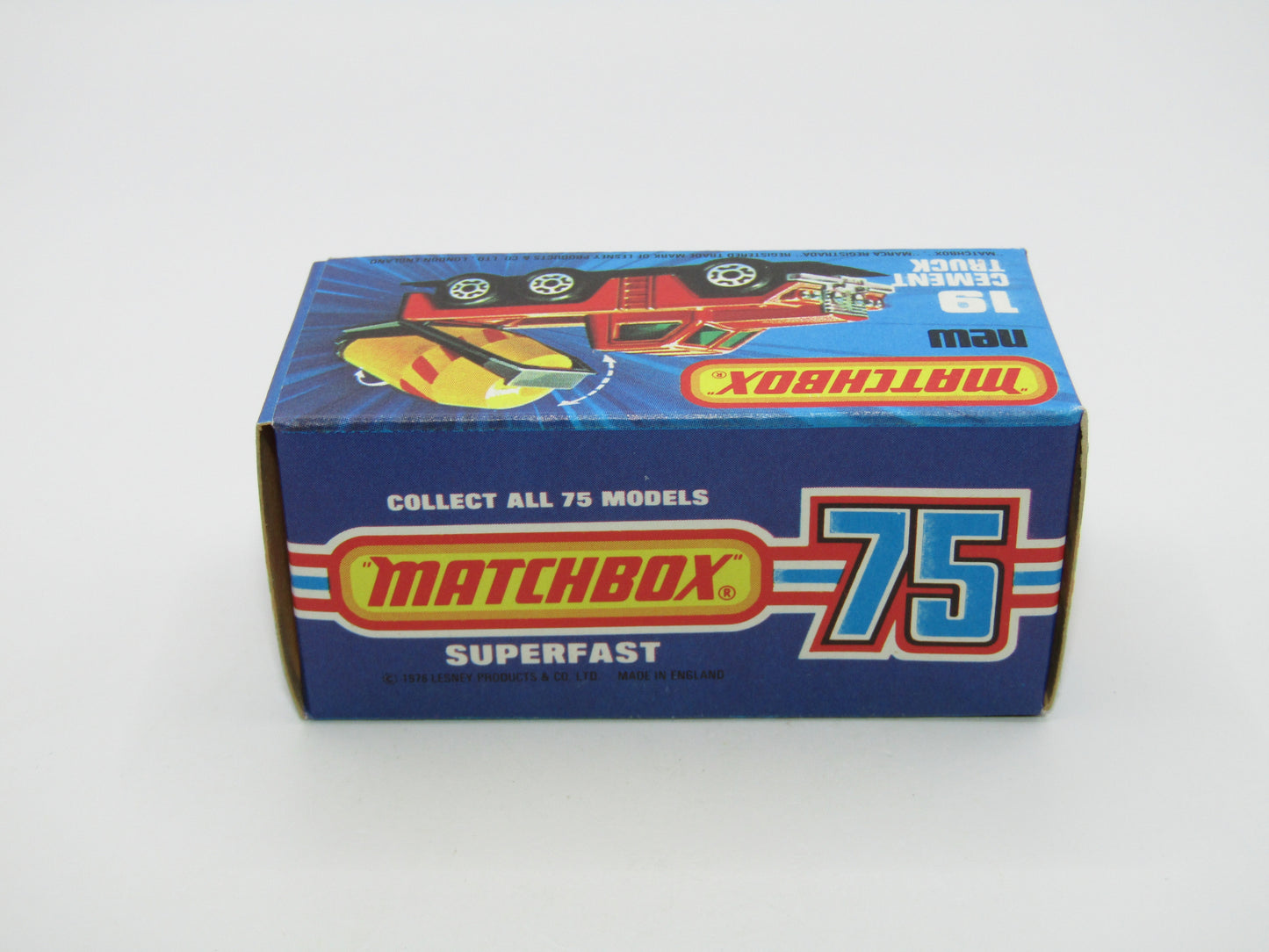 Matchbox Superfast No 19C Cement Truck 4 RUNG LADDER - Box Matcher