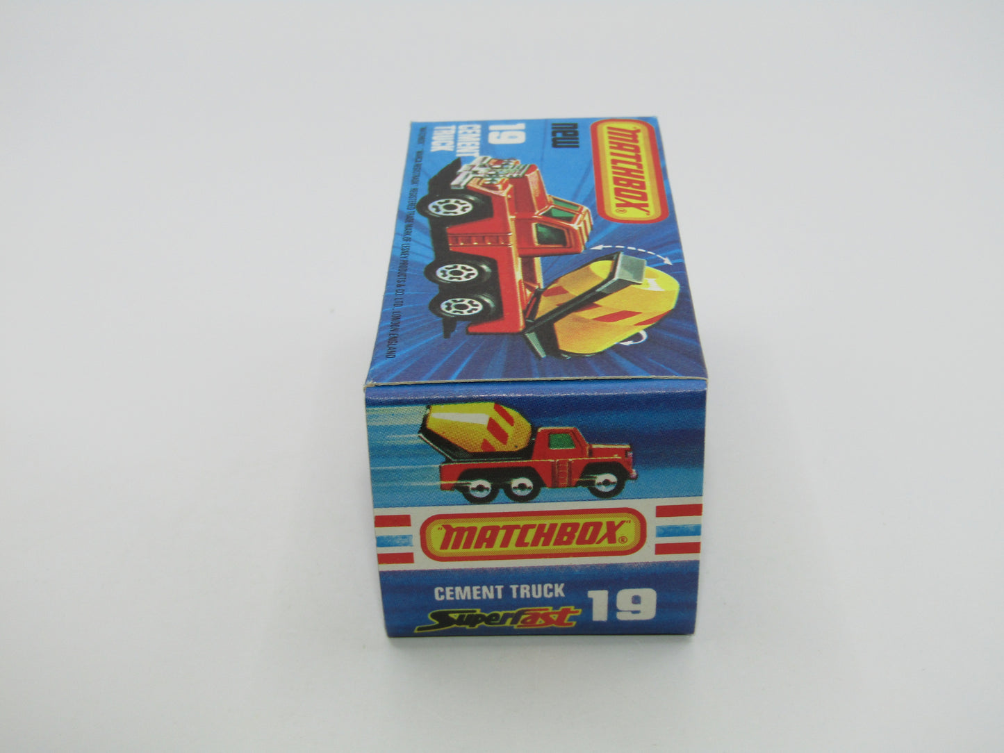 Matchbox Superfast No 19C Cement Truck 4 RUNG LADDER - Box Matcher
