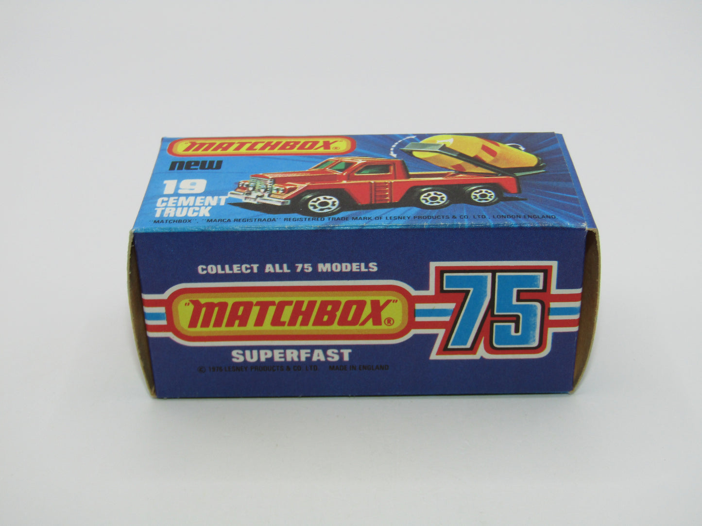 Matchbox Superfast No 19C Cement Truck 4 RUNG LADDER - Box Matcher