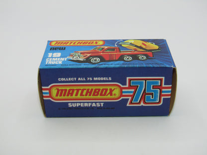 Matchbox Superfast No 19C Cement Truck 4 RUNG LADDER - Box Matcher